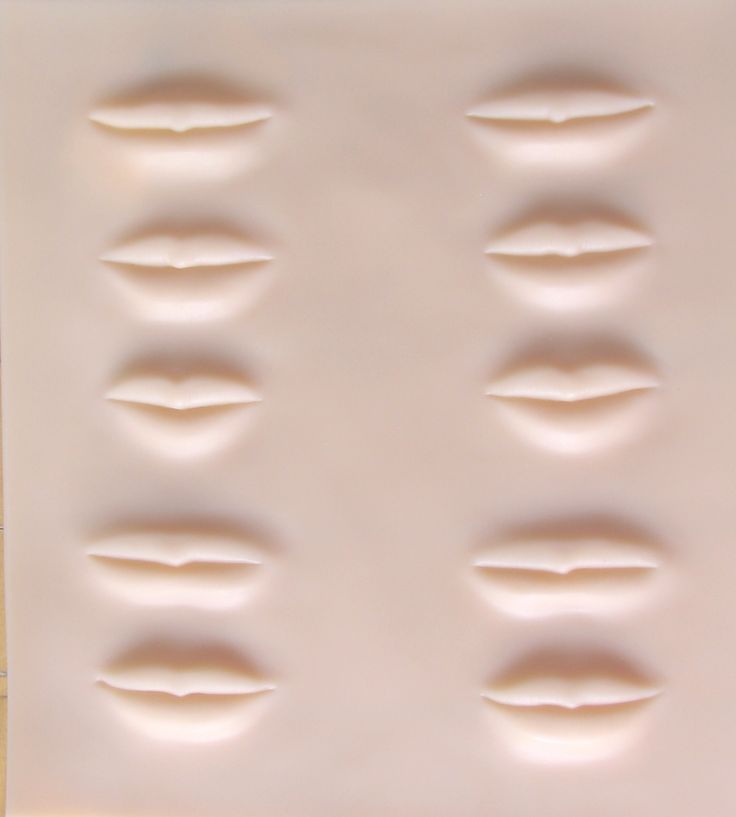 Silikónová koža - 3D pery