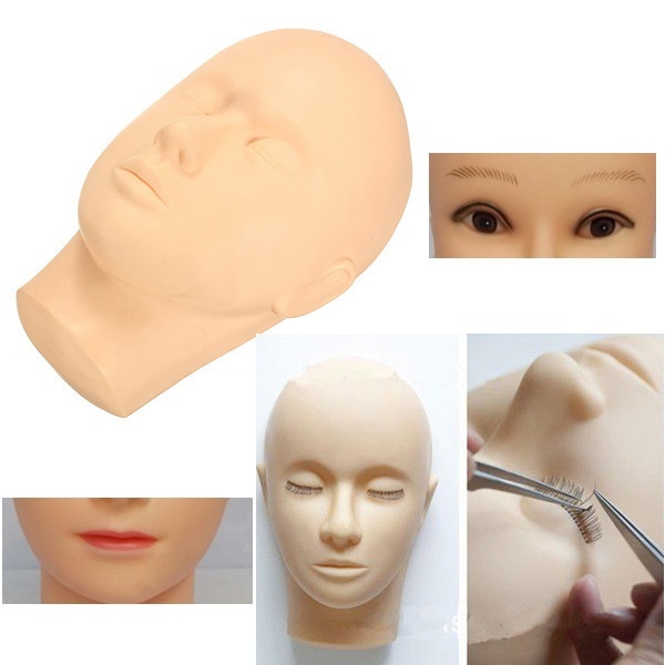 Cvičná hlava pre tréning aplikácie 3D - 7D mihalníc